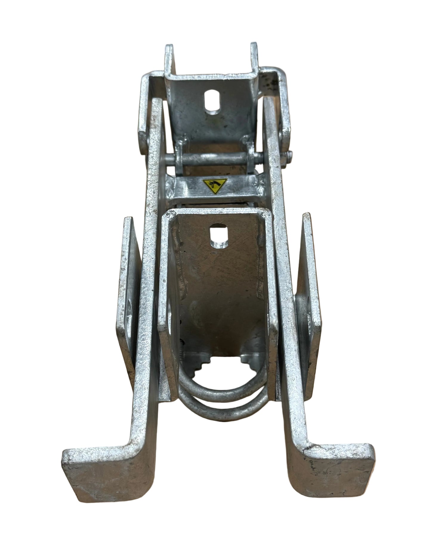 1-5/8" to 2" Galvanized Commercial American Double Drive Latch for Chain Link Fence Gates