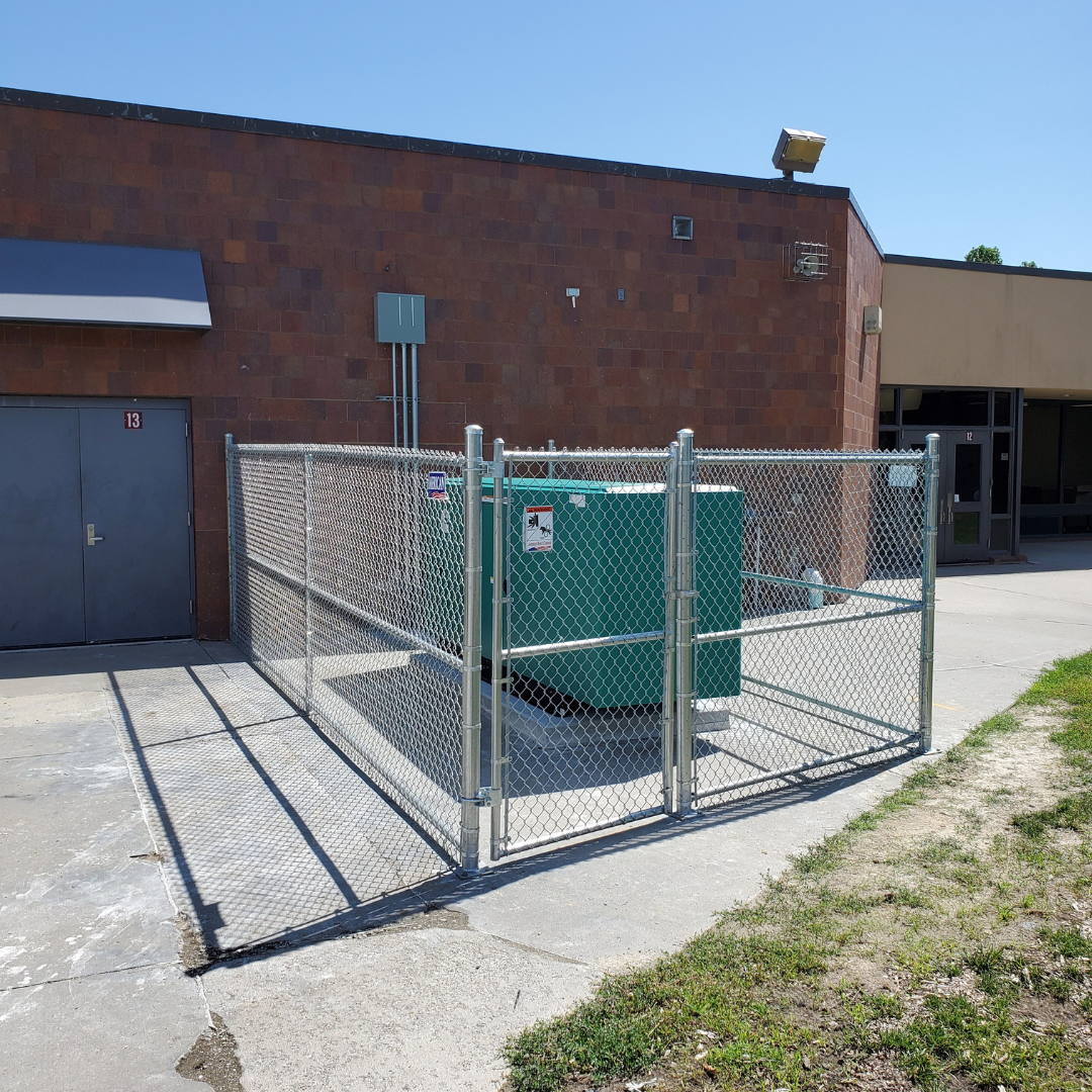 4" x 1-5/8" to 2" American Ultra Single Swing Latch for Chain Link Fence Gates