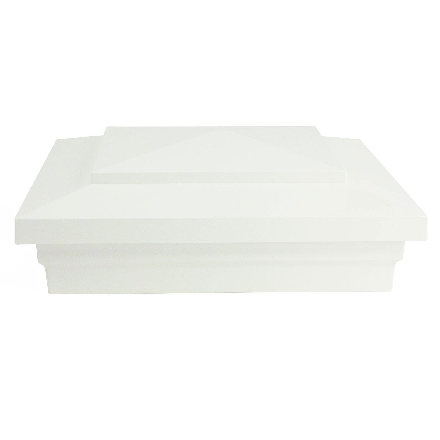 5" x 5" Cape May Downward Low Voltage LED Light Post Cap (Box of 6) For Vinyl Fences