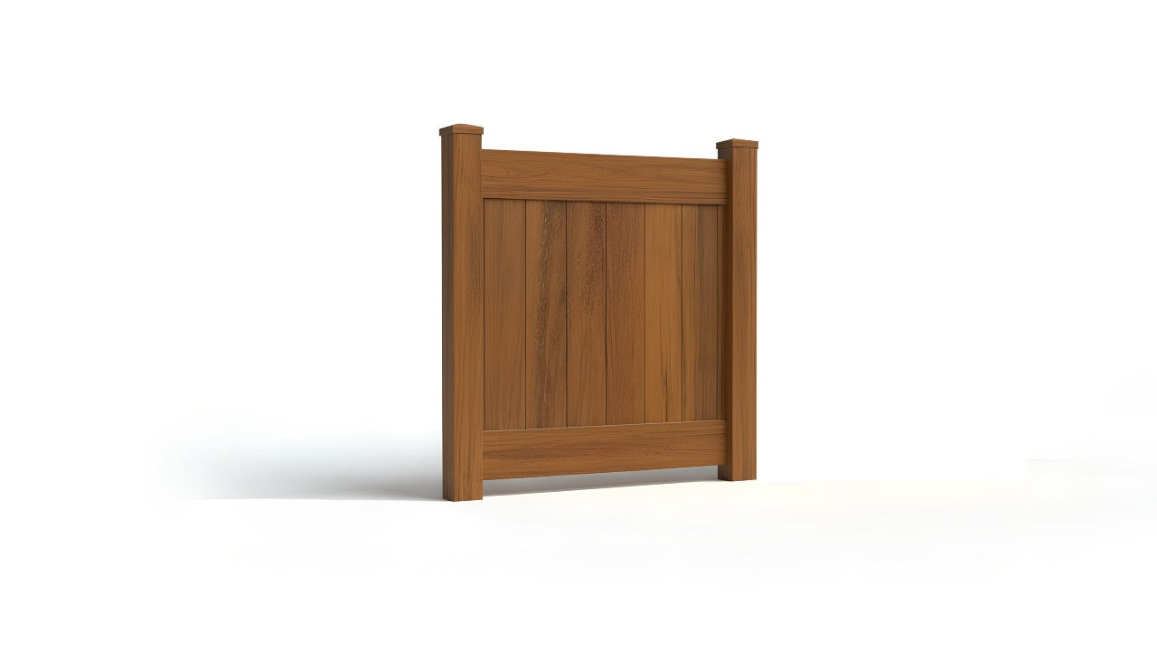 4' Tall x 4' Wide Single Swing Vinyl Gate For Vinyl Fences (AFC-001)