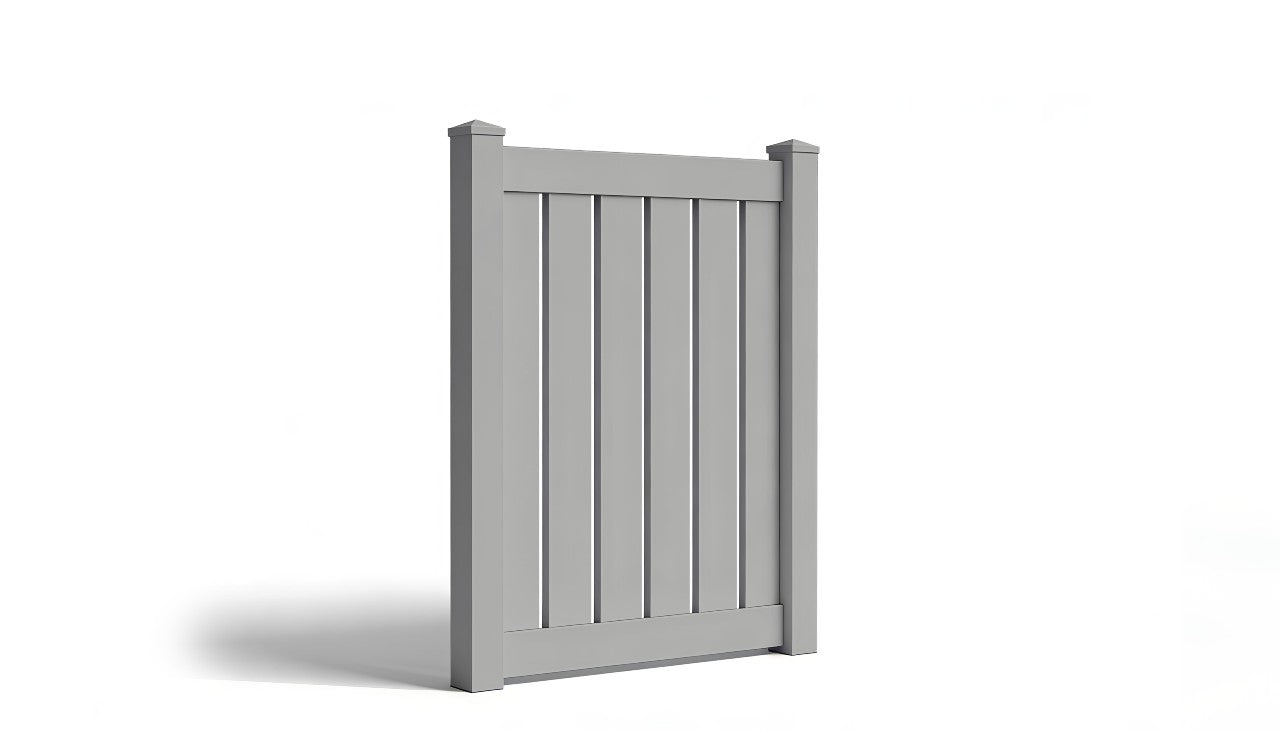5' Tall x 4' Wide Single Swing Vinyl Gate For Vinyl Fences (AFC-006)