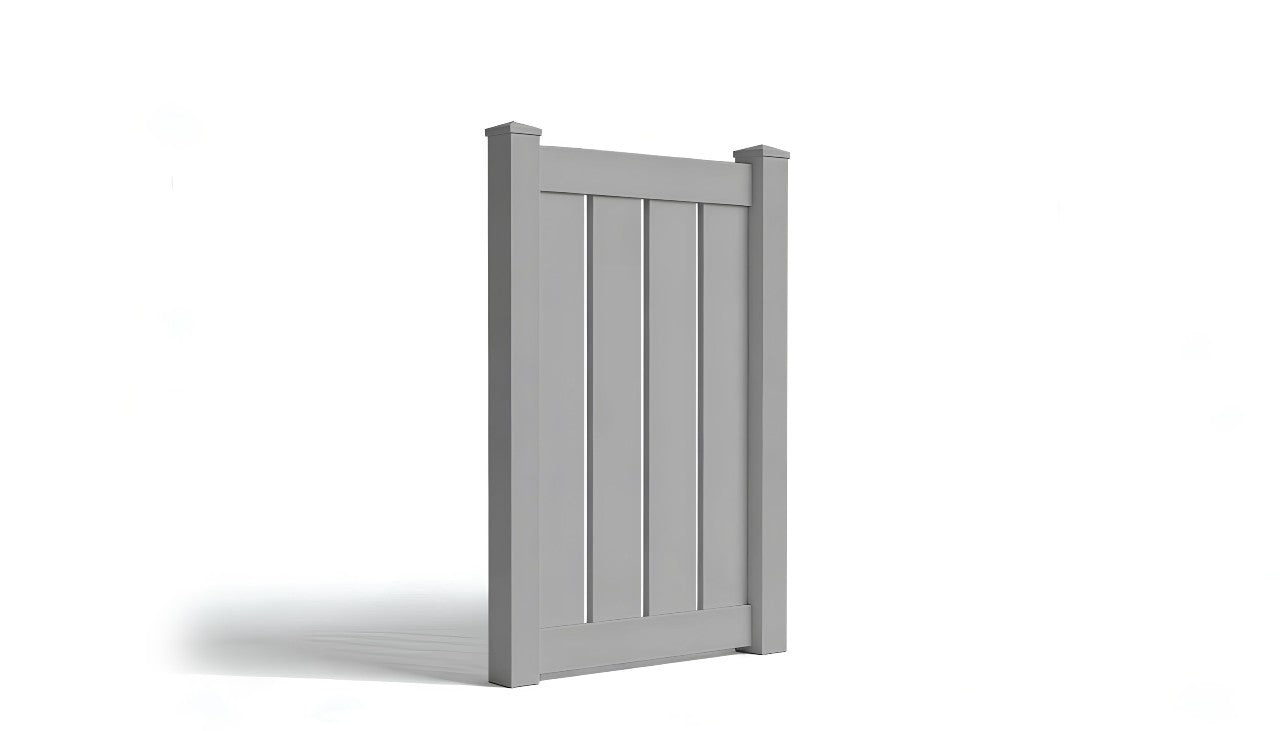5' Tall x 3' Wide Single Swing Vinyl Gate For Vinyl Fences (AFC-C32)