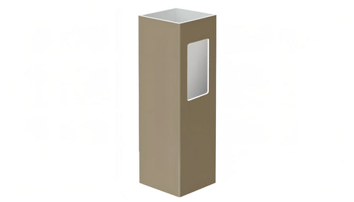 4" x 4" x 72" x .135 End Post For Vinyl Fences (AFC-17) - BUY PER PIECE (EACH) / Adobe