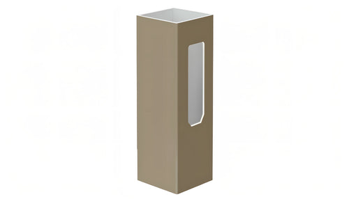 5" x 5" x 72" x .150 End Post For Vinyl Fences (AFC-001) - BUY PER PIECE (EACH) / Adobe