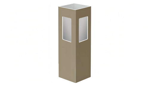 4" x 4" x 72" x .135 Corner Post For Vinyl Fences (AFC-17) - BUY PER PIECE (EACH) / Adobe