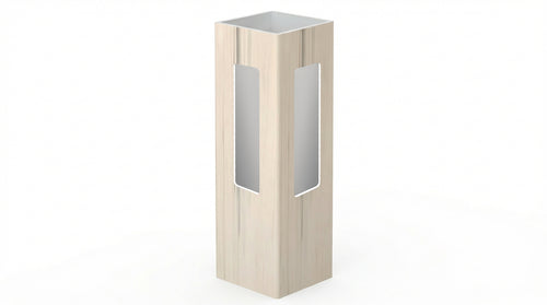 5" x 5" x 78" x .150 Corner Post For Vinyl Fences (AFC-19A) - BUY PER PIECE (EACH) / Aspen Latte
