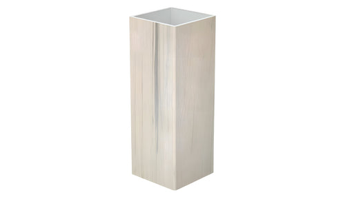 4" x 4" x .135 Standard Blank Post for Vinyl Fences - BUY PER PIECE (EACH) / Aspen Latte