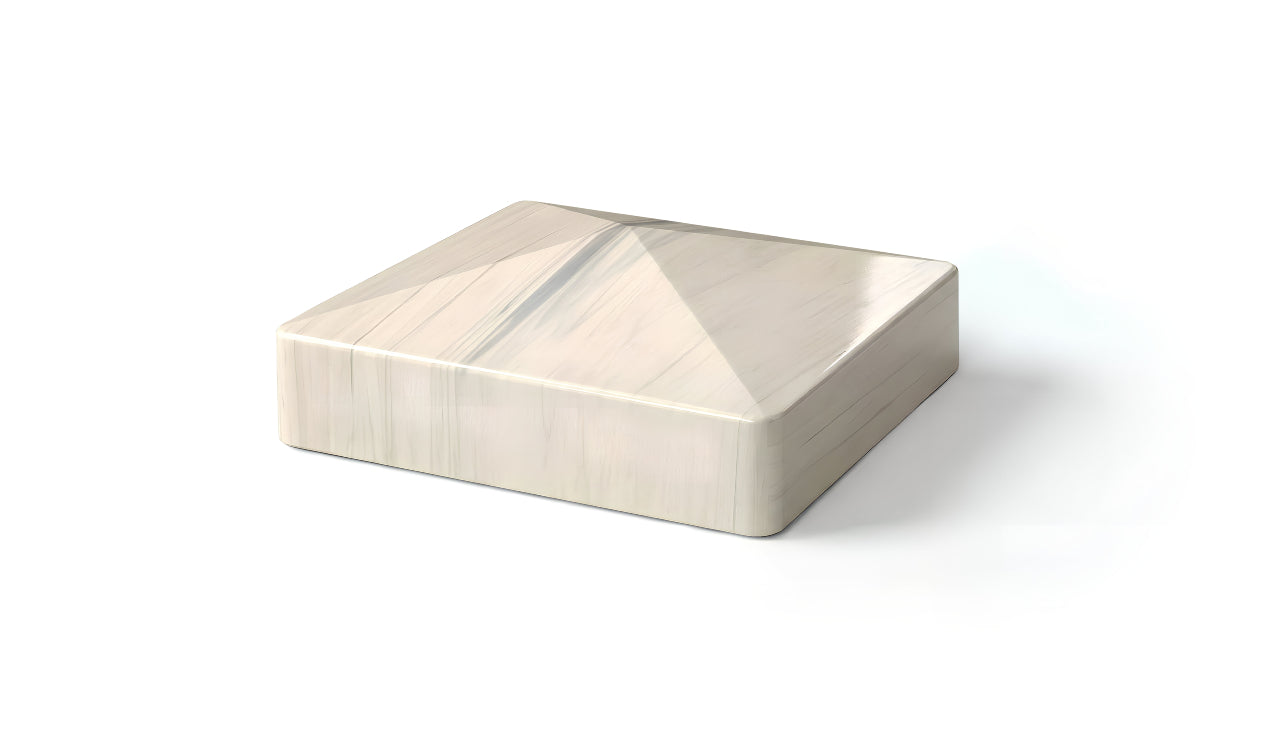 4" External Pyramid Post Cap For Vinyl Fences
