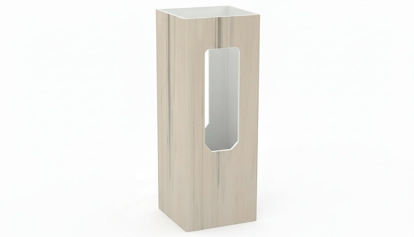 5" x 5" x 96" x .150 Line Post For Vinyl Fences (AFC-373)