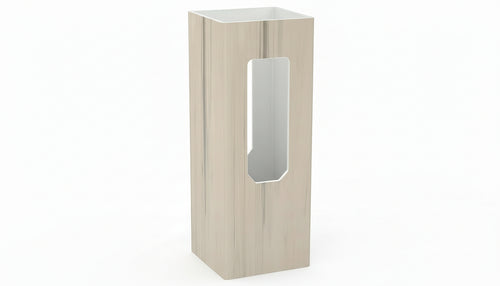 5" x 5" x 72" x .150 Line Post For Vinyl Fences (AFC-001) - BUY PER PIECE (EACH) / Aspen Latte
