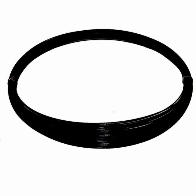 Black Crimped Tension Wire - 1000' Per Roll / 6 Gauge For Chain Link Fences