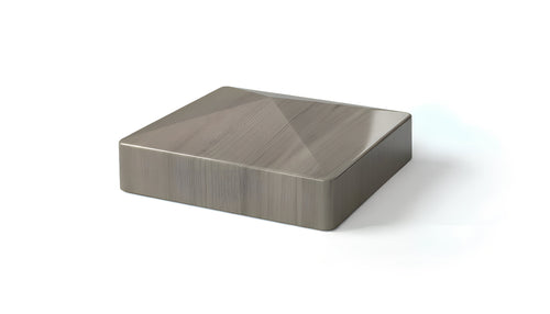 4" External Pyramid Post Cap For Vinyl Fences - BUY PER PIECE (EACH) / Chai Gray
