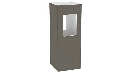4" x 4" x 72" x .135 Line Post For Vinyl Fences (AFC-17) - BUY PER PIECE (EACH) / Dark Gray
