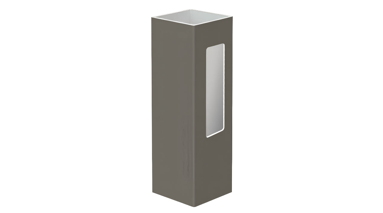 5" x 5" x 96" x .150 End Post For Vinyl Fences (AFC-030)