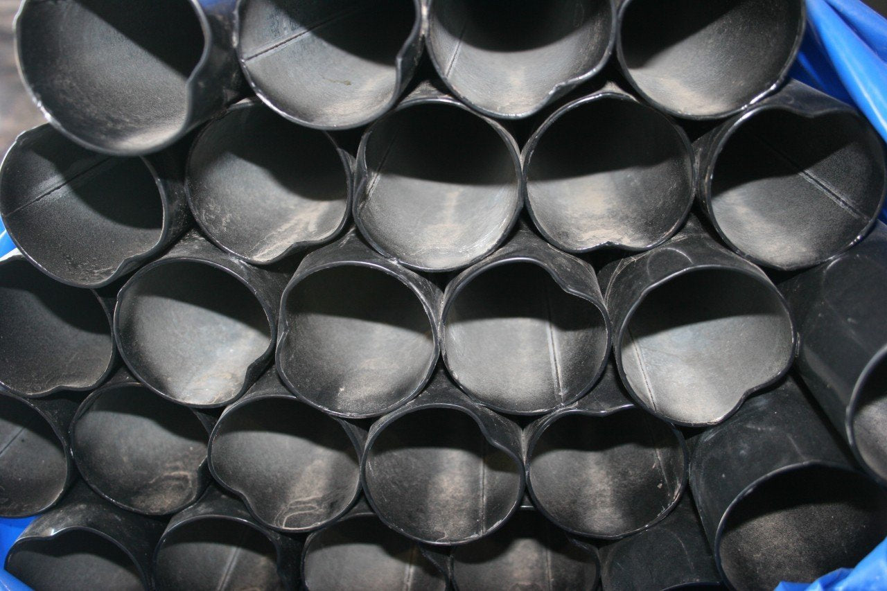 3" x .110 x 10' CR20 Commercial Black Pipe for Chain Link Fences