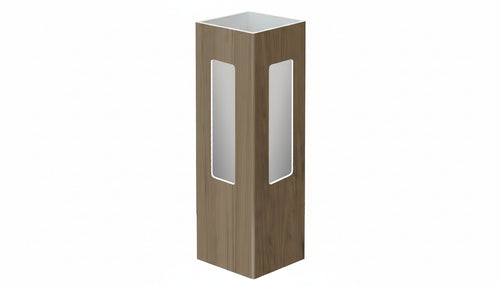 5" x 5" x 78" x .150 Corner Post For Vinyl Fences (AFC-19A) - BUY PER PIECE (EACH) / Green Teak