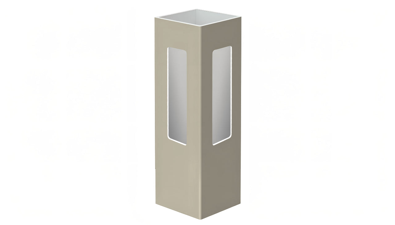 5" x 5" x 96" x .150 Corner Post For Vinyl Fences (AFC-030)