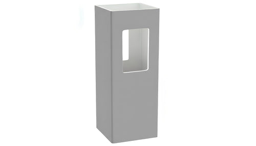4" x 4" x 72" x .135 Line Post For Vinyl Fences (AFC-17) - BUY PER PIECE (EACH) / Light Gray