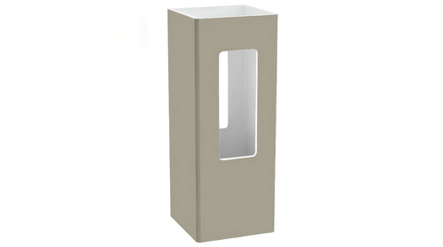 5" x 5" x 96" x .150 Line Post For Vinyl Fences (AFC-030) - BUY PER PIECE (EACH) / Light Gray