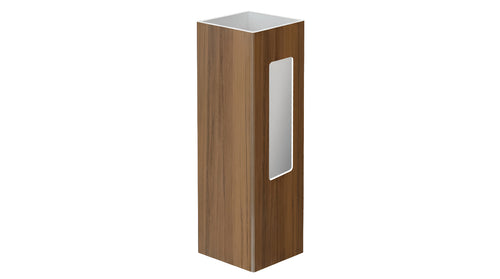 5" x 5" x 78" x .150 End Post For Vinyl Fences (AFC-19A) - BUY PER PIECE (EACH) / Mocha Walnut