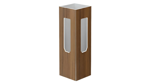 5" x 5" x 72" x .150 Corner Post For Vinyl Fences (AFC-001) - BUY PER PIECE (EACH) / Mocha Walnut