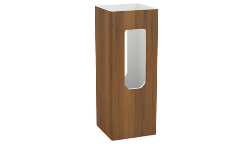 5" x 5" x 72" x .150 Line Post For Vinyl Fences (AFC-001) - BUY PER PIECE (EACH) / Mocha Walnut