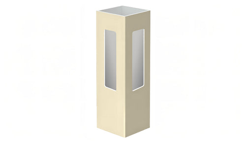 5" x 5" x 96" x .150 Corner Post For Vinyl Fences (AFC-030) - BUY PER PIECE (EACH) / Tan