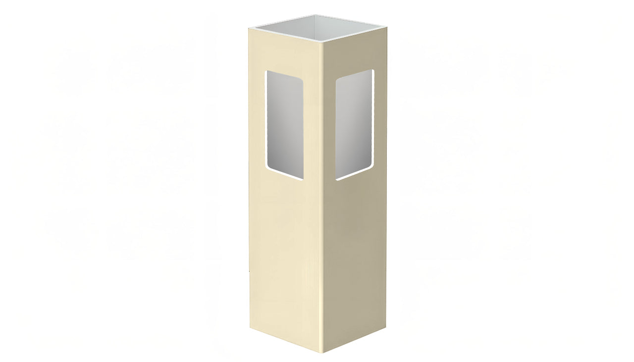 5" x 5" x 96" x .150 Corner Post For Vinyl Fences (AFC-018)