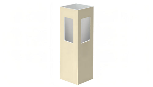 5" x 5" x 96" x .150 Corner Post For Vinyl Fences (AFC-017) - BUY PER PIECE (EACH) / Tan