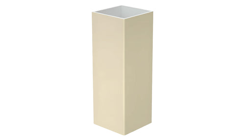4" x 4" x .135 Standard Blank Post for Vinyl Fences - BUY PER PIECE (EACH) / Tan