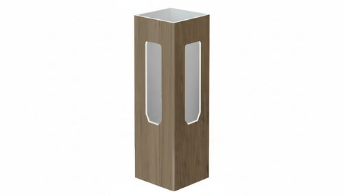 5" x 5" x 72" x .150 Corner Post For Vinyl Fences (AFC-001) - BUY PER PIECE (EACH) / Green Teak