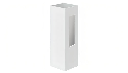 5" x 5" x 96" x .150 End Post For Vinyl Fences (AFC-030) - BUY PER PIECE (EACH) / White