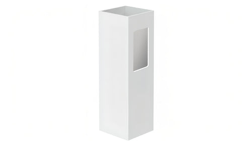 4" x 4" x 72" x .135 End Post For Vinyl Fences (AFC-17) - BUY PER PIECE (EACH) / White