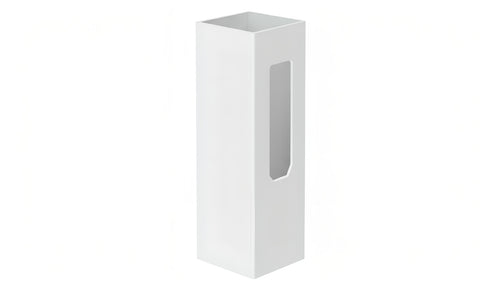 5" x 5" x 72" x .150 End Post For Vinyl Fences (AFC-001) - BUY PER PIECE (EACH) / White