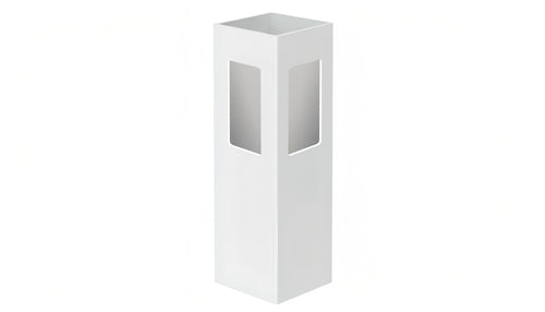 4" x 4" x 72" x .135 Corner Post For Vinyl Fences (AFC-17) - BUY PER PIECE (EACH) / White