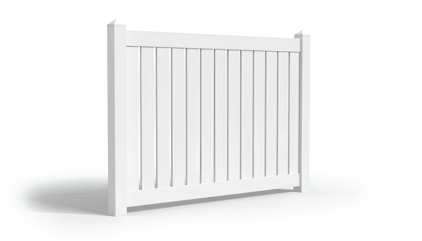 5' Tall x 8' Wide Semi-Privacy Fence Panel For Vinyl Fences (AFC-006)