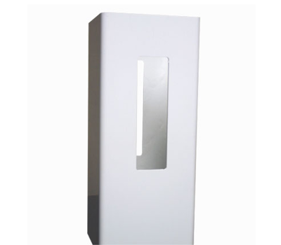 White 5" x 5" x 8' Routed Line Post For Vinyl Fences (afc-030)