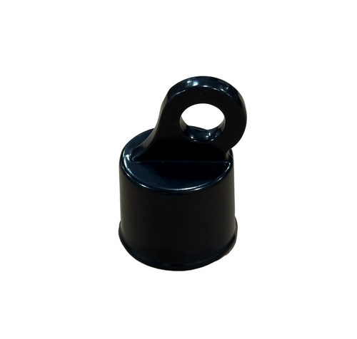 1-3/8" Black Aluminum Rail End for Chain Link Fences - BUY PER PIECE (EACH)