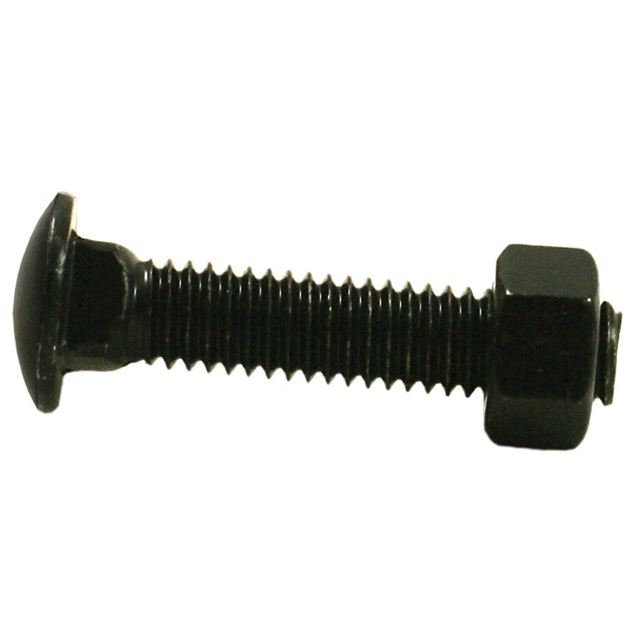 5/16" x 1-1/4" Black Carriage Bolts For Chain Link Fences