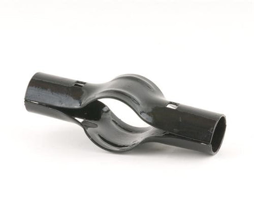 2-1/2" x 1-5/8" Black Line Rail Clamp for Chain Link Fences - BUY PER PIECE (EACH)
