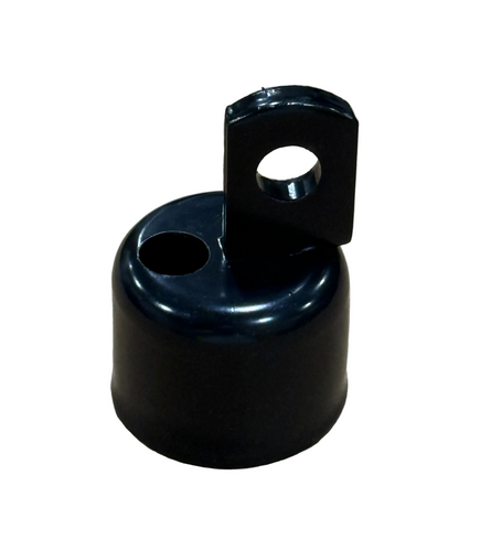 1-5/8" Black Steel Combo Rail End for Chain Link Fences - BUY PER PIECE (EACH)