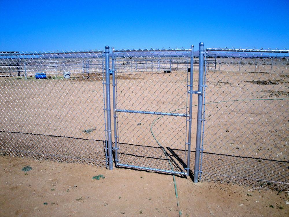 36" Tall - Commercial Chain Link Single Swing Gate