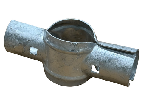 2-1/2" x 1-5/8" Galvanized Line Rail Clamp for Chain Link Fences - BUY PER PIECE (EACH)