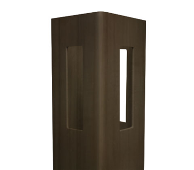 4" X 4" X 13' Chestnut Brown 3 Way Post For Vinyl Fences