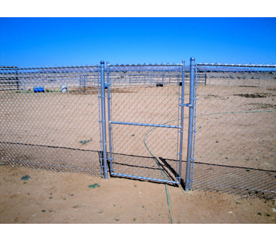 36" Tall - Commercial Chain Link Single Swing Gate
