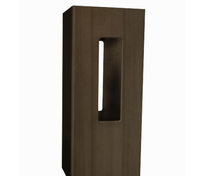 4" X 4" X 13' Chestnut Brown Line Post For Vinyl Fences