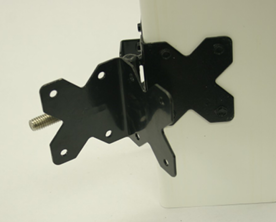 3" x 3-1/2" Residential Heavy-Duty Adjustable Gate Hinge for Vinyl Fences