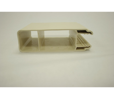 Slotted Rail 2" x 6-1/2" x 16' White For Vinyl Fences
