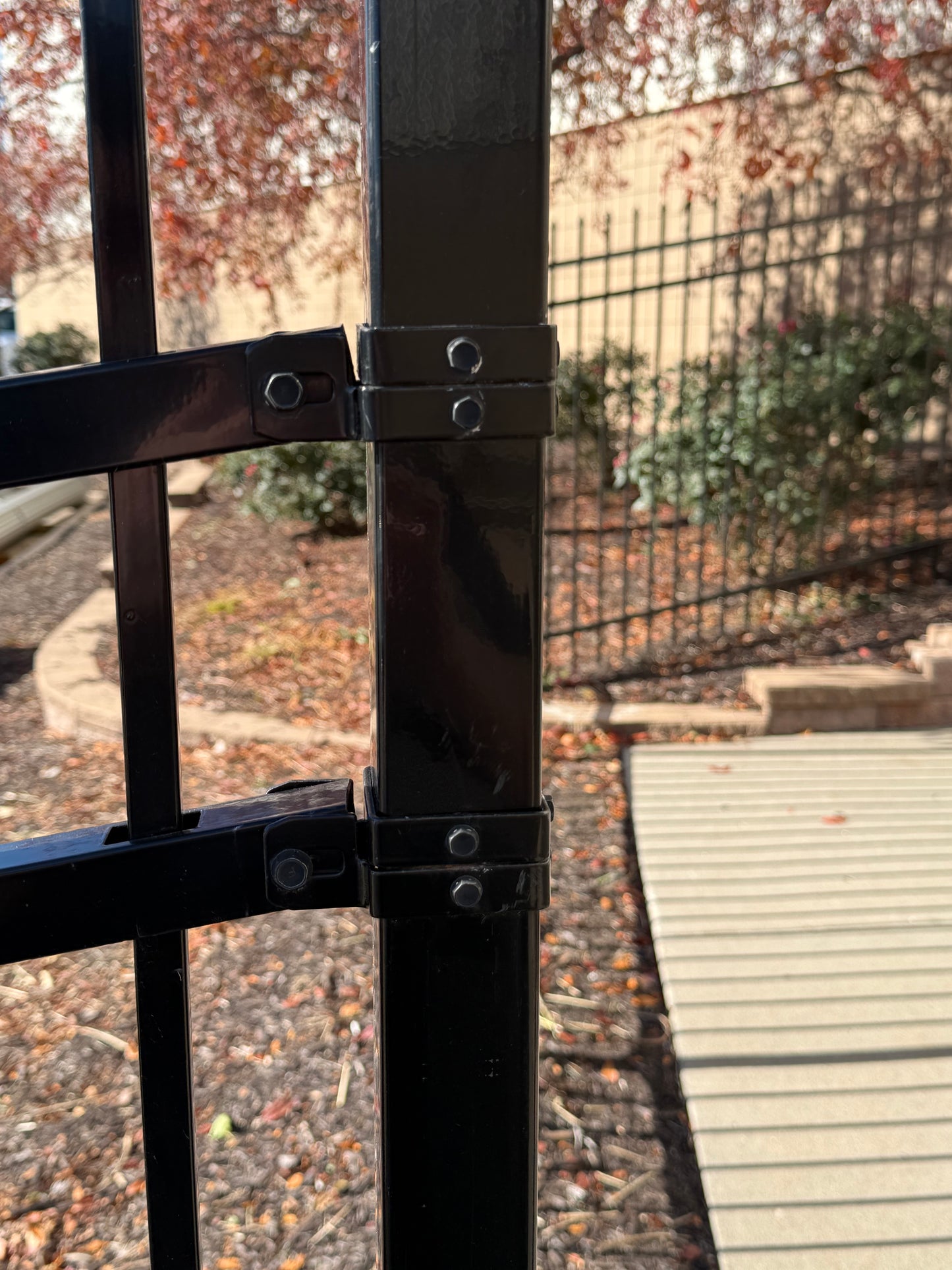 2" Universal Bracket for Ornamental Steel/Iron Fences