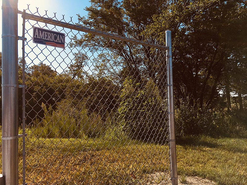 Complete Fence 5' Galvanized Chain Link Complete Fence Packages – Pros America's Fence ...